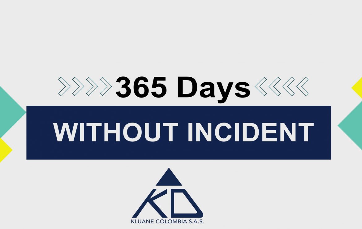 365 Days Without Disabling Incidents project Sandra K