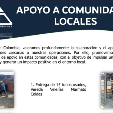 Apoyo  comunidades locales