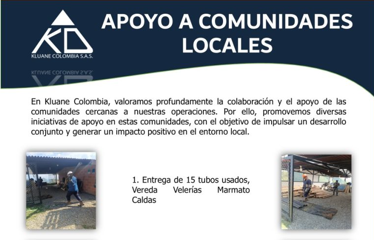 Apoyo  comunidades locales