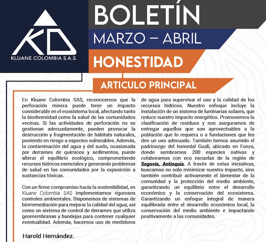 Boletín Marzo – Abril