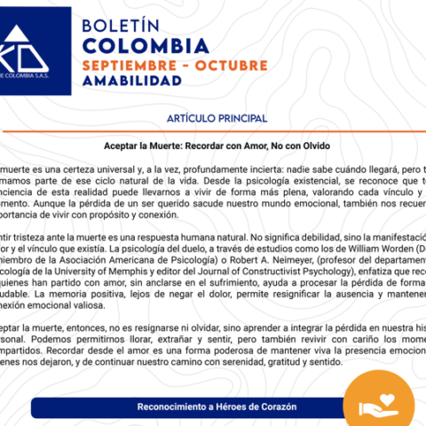 Boletín – Septiembre Octubre